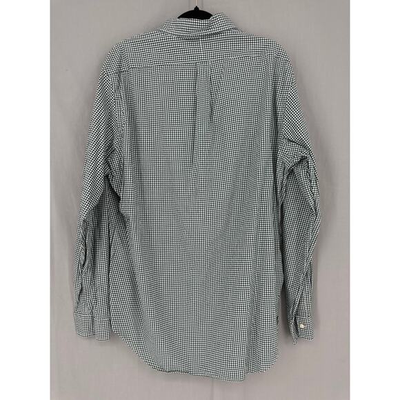 Vintage Ralph Lauren Shirt Mens XL Green Check Plaid Button Down Pony Cotton - Picture 3 of 9